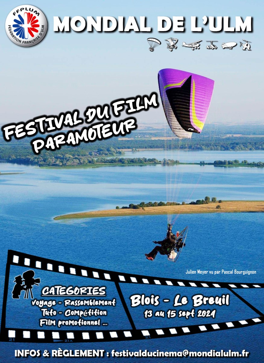 Affiche Festival film Paramoteur 2024